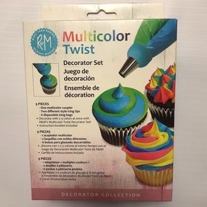 R&M Multicolor Twist Decorator Set